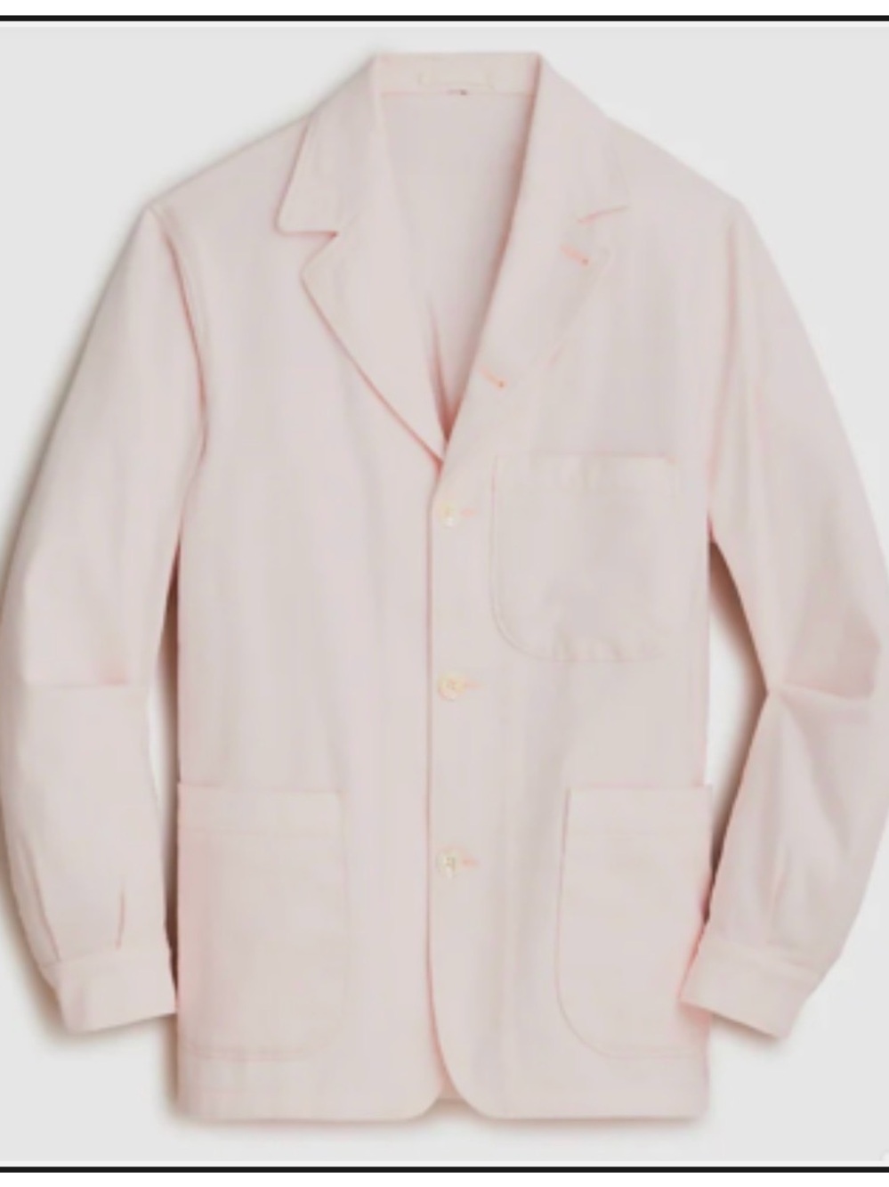 J. Crew Pale Pink Relaxed Blazer